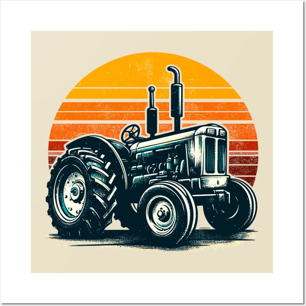 Tractor Wall Art by Vehicles-Art